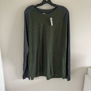 NWT Old Navy Long Sleeve Baseball Tee